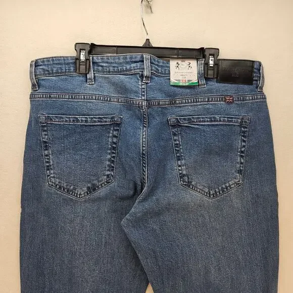 ENGLISH LAUNDRY MEN'S 38X30 SLIM STRAIGHT JEAN NWT MEDIUM WASH - Picture 6 of 7